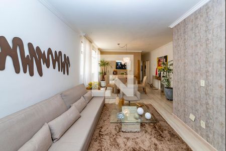 Sala de apartamento à venda com 4 quartos, 122m² em Luxemburgo, Belo Horizonte