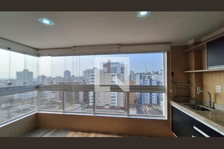 Varanda gourmet de apartamento para alugar com 2 quartos, 84m² em Canto do Forte, Praia Grande