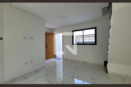 Sala de casa à venda com 2 quartos, 76m² em Jardim Santo Alberto, Santo André