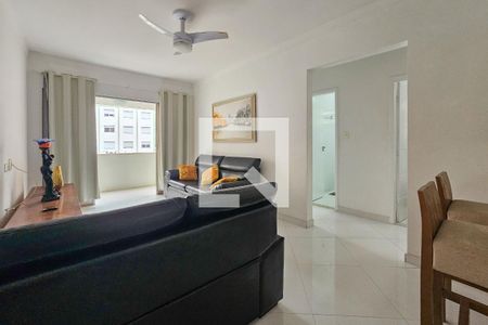 Sala de apartamento para alugar com 2 quartos, 74m² em Centro, Guarujá