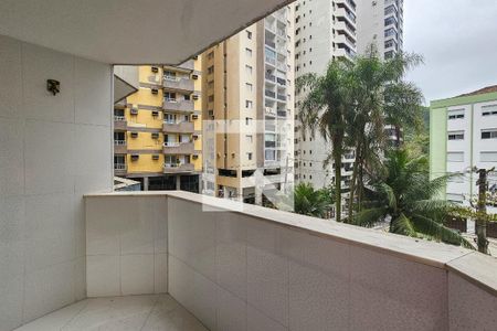 Varanda  de apartamento para alugar com 2 quartos, 74m² em Centro, Guarujá