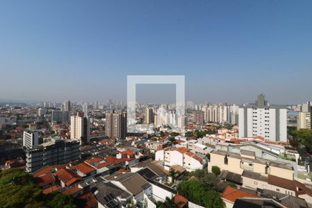 Vista da Varanda Gourmet de apartamento à venda com 2 quartos, 57m² em Vila Valparaíso, Santo André