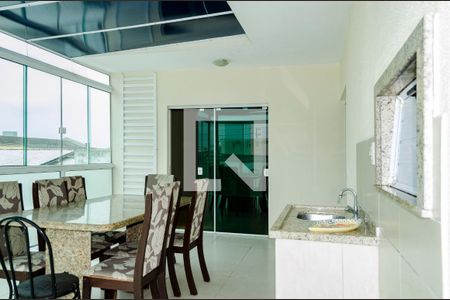 Sala de Jantar / Churrasqueira de apartamento para alugar com 3 quartos, 128m² em Ingleses Centro, Florianópolis