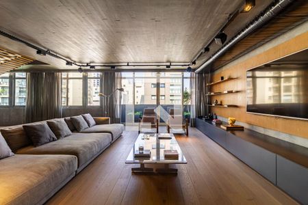 Sala de apartamento à venda com 2 quartos, 449m² em Jardim Paulista, São Paulo