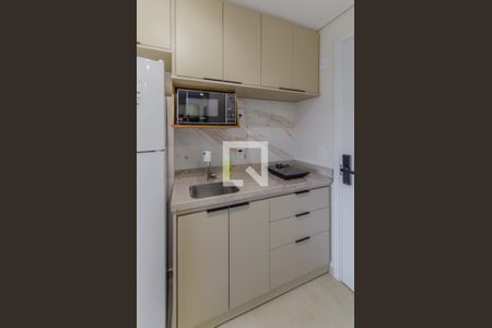 Cozinha de kitnet/studio para alugar com 1 quarto, 22m² em Vila Mariana, São Paulo