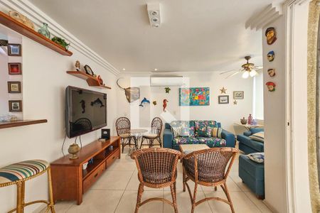 Sala de apartamento para alugar com 4 quartos, 221m² em Balneario Cidade Atlantica, Guarujá