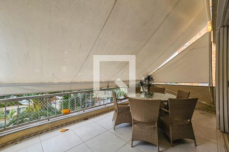 Varanda  de apartamento para alugar com 4 quartos, 221m² em Balneario Cidade Atlantica, Guarujá