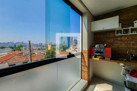 Varanda de apartamento à venda com 2 quartos, 63m² em Jardim Copacabana, São Bernardo do Campo