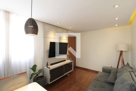 Sala de apartamento à venda com 2 quartos, 44m² em São João Batista, Belo Horizonte