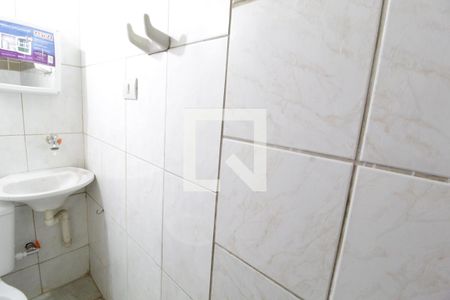 Banheiro de kitnet/studio para alugar com 1 quarto, 23m² em Jardim Karaíba, Uberlândia