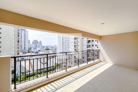 Varanda da Sala de apartamento à venda com 3 quartos, 105m² em Brás, São Paulo