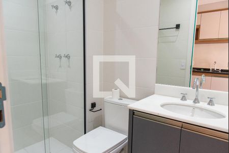 Banheiro de kitnet/studio para alugar com 1 quarto, 40m² em Ipiranga, São Paulo