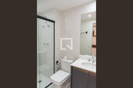 Banheiro de kitnet/studio para alugar com 1 quarto, 40m² em Ipiranga, São Paulo