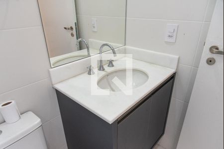 Banheiro de kitnet/studio para alugar com 1 quarto, 40m² em Ipiranga, São Paulo