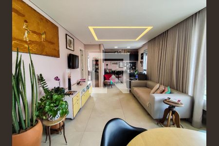 Sala de apartamento à venda com 3 quartos, 76m² em Luxemburgo, Belo Horizonte