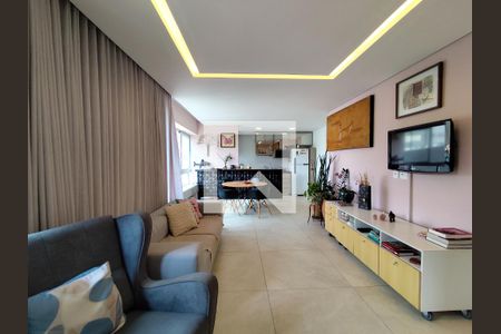 Sala de apartamento à venda com 3 quartos, 76m² em Luxemburgo, Belo Horizonte