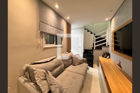 Sala de apartamento à venda com 2 quartos, 82m² em Cidade São Jorge, Santo André