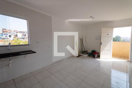 Sala/Cozinha de apartamento para alugar com 2 quartos, 45m² em Jardim Iva, São Paulo