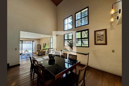 Sala de Jantar de casa à venda com 4 quartos, 401m² em Belvedere, Belo Horizonte