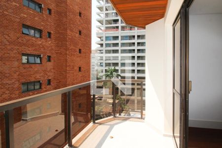 Varanda da Sala de apartamento à venda com 4 quartos, 217m² em Jardim Europa, São Paulo