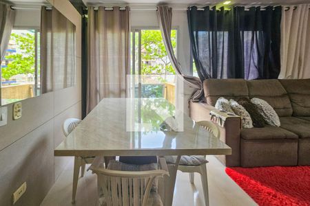 Sala de apartamento para alugar com 3 quartos, 113m² em Loteamento Joao Batista Juliao, Guarujá