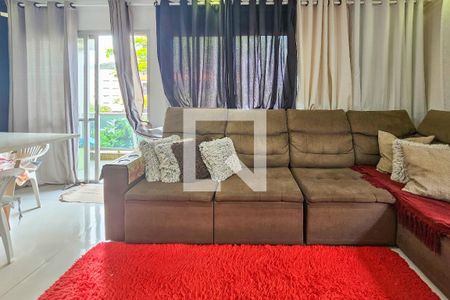 Sala de apartamento para alugar com 3 quartos, 113m² em Loteamento Joao Batista Juliao, Guarujá