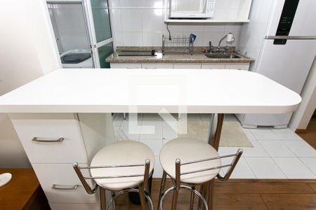 Cozinha de apartamento para alugar com 1 quarto, 54m² em Cerqueira César, São Paulo