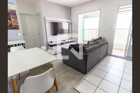 Sala/Cozinha de apartamento à venda com 1 quarto, 38m² em Brás, São Paulo