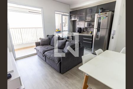 Sala/Cozinha de apartamento à venda com 1 quarto, 38m² em Brás, São Paulo