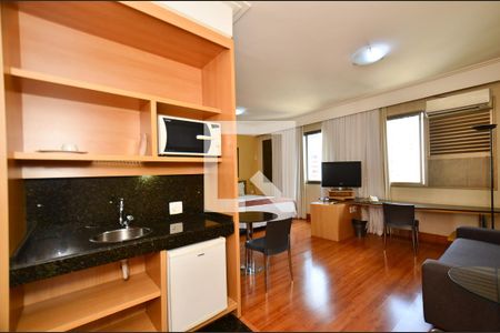 Quarto/suite de apartamento à venda com 1 quarto, 72m² em Lourdes, Belo Horizonte