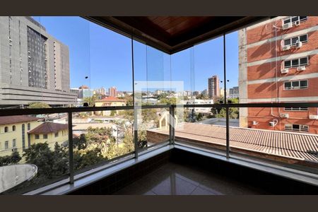 varanda de apartamento à venda com 4 quartos, 160m² em Centro, Belo Horizonte