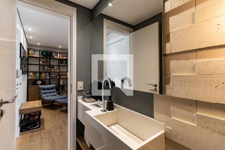 Lavabo de apartamento à venda com 3 quartos, 98m² em Vila Gumercindo, São Paulo