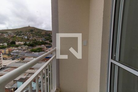 Varanda da Sala de apartamento à venda com 2 quartos, 44m² em São Lourenço, Niterói