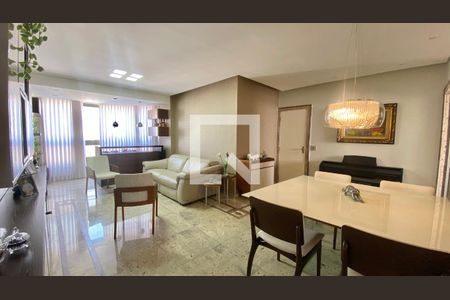 Sala de apartamento à venda com 4 quartos, 110m² em Buritis, Belo Horizonte