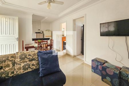 Sala de apartamento para alugar com 2 quartos, 65m² em Jardim Conceicaozinha (vicente de Carvalho), Guarujá