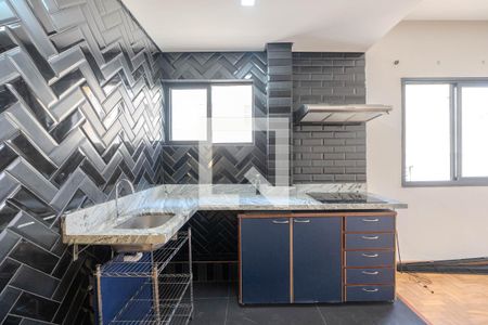 Cozinha de apartamento para alugar com 1 quarto, 55m² em Consolação, São Paulo