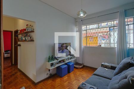 Sala de apartamento à venda com 2 quartos, 60m² em Serra, Belo Horizonte