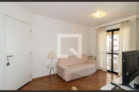 Sala de Estar de apartamento à venda com 3 quartos, 80m² em Vila Regente Feijó, São Paulo