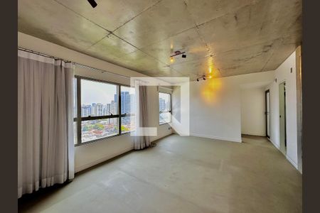 Sala de apartamento à venda com 1 quarto, 73m² em Santo Amaro, São Paulo