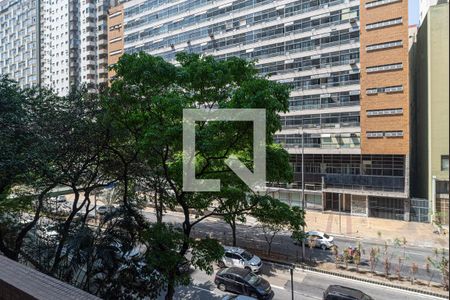 Vista da Sala/Quarto de kitnet/studio para alugar com 1 quarto, 40m² em Bela Vista, São Paulo