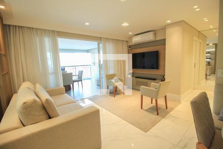 Sala de apartamento à venda com 2 quartos, 85m² em Vila Bertioga, São Paulo