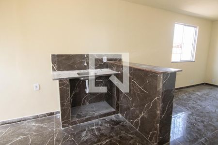 Sala/cozinha de casa para alugar com 2 quartos, 60m² em Vila Meriti, Duque de Caxias