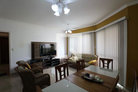 Sala de apartamento para alugar com 3 quartos, 90m² em Jardim Praiano, Guarujá