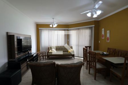 Sala de apartamento para alugar com 3 quartos, 90m² em Jardim Praiano, Guarujá