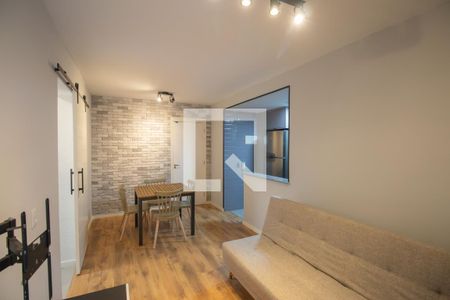 Sala de apartamento para alugar com 1 quarto, 43m² em Maria Paula, São Gonçalo