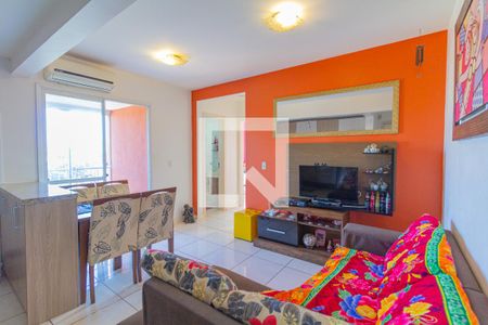 Sala de apartamento à venda com 2 quartos, 49m² em Fátima, Canoas