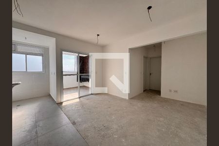 Sala de apartamento à venda com 2 quartos, 58m² em Jardim, Santo André