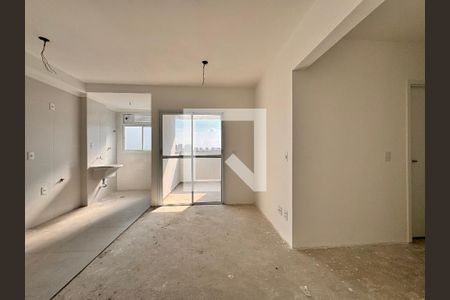 Sala de apartamento à venda com 2 quartos, 58m² em Jardim, Santo André