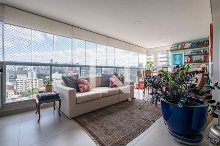 Sala/Varanda de apartamento à venda com 2 quartos, 87m² em Pinheiros, São Paulo