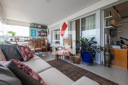 Sala/Varanda de apartamento à venda com 2 quartos, 87m² em Pinheiros, São Paulo